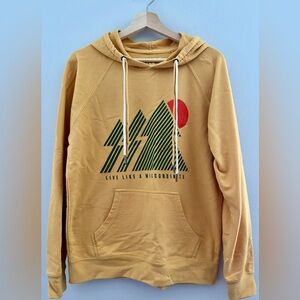 Wisconsin Graphic Mustard Hoodie